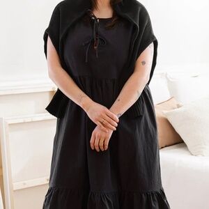 Tradlands Birdie Sleeveless Crinkle Dress Size Small